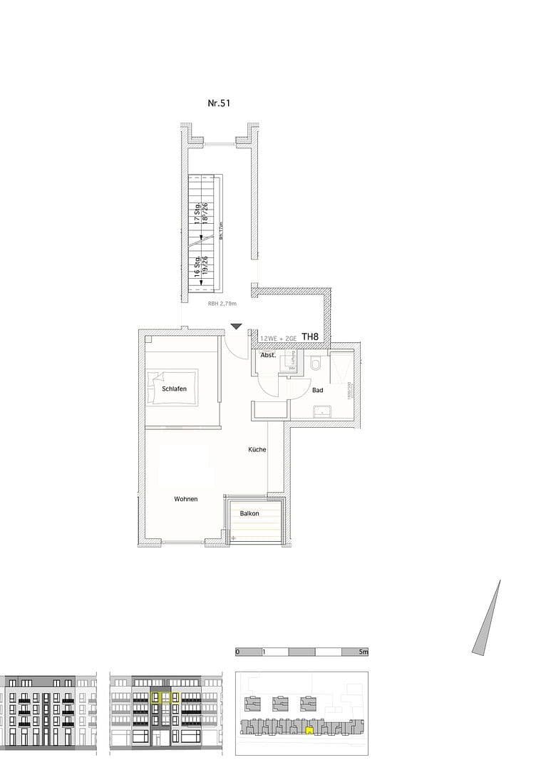 Prenájom bytu 2-izbový 49 m², Brauhausstieg 51, Hamburg, Hamburg Prenájom bytu 2-izbový 49 m², Brauhausstieg 51, Hamburg, Hamburg