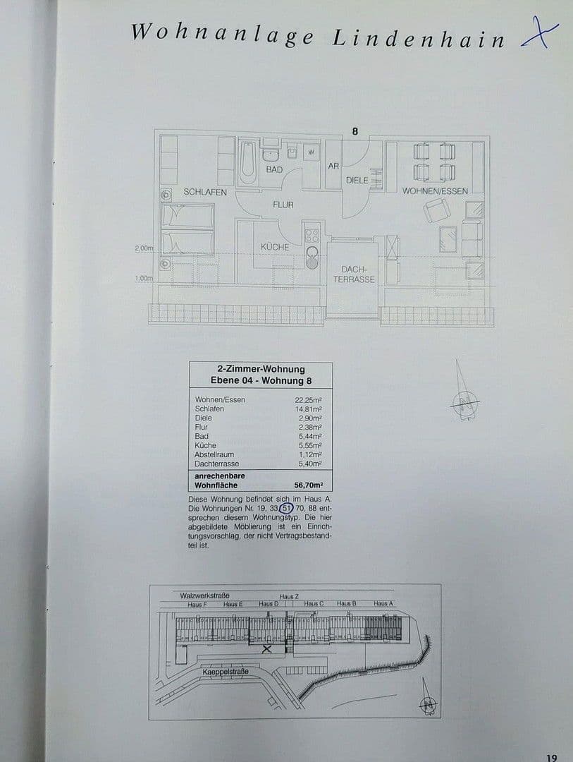 Prenájom bytu 2-izbový 57 m², Walzwerkstraße 6, Nürnberg, Bavorsko Prenájom bytu 2-izbový 57 m², Walzwerkstraße 6, Nürnberg, Bavorsko