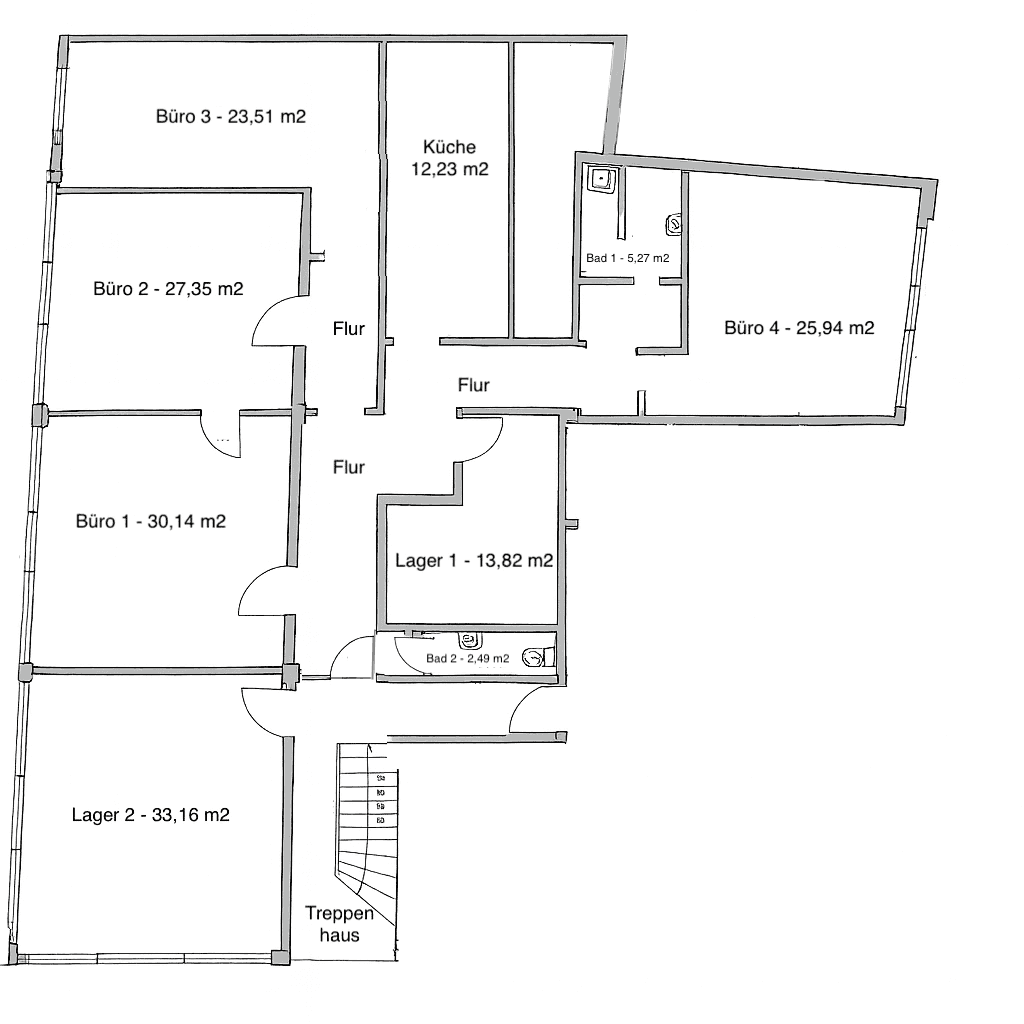 Prenájom kancelárie 202 m², Bremen, Brémy Prenájom kancelárie 202 m², Bremen, Brémy