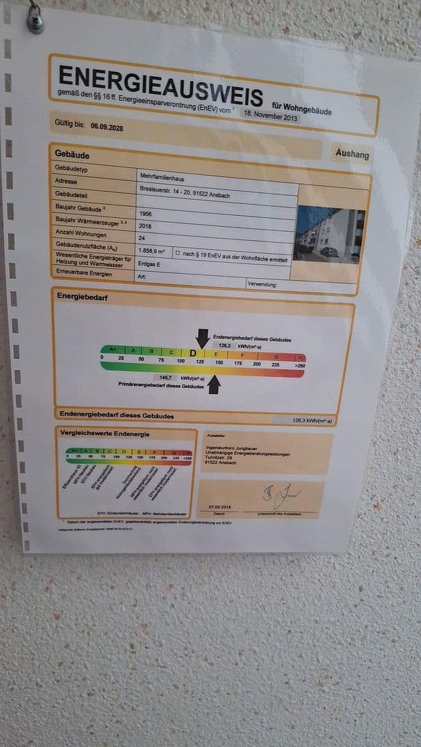 Prenájom bytu 3-izbový 67 m², Breslauer Str. 20, Ansbach, Bavorsko Prenájom bytu 3-izbový 67 m², Breslauer Str. 20, Ansbach, Bavorsko