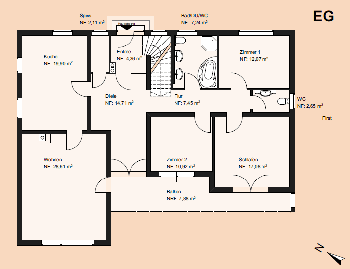 Predaj domu 302 m², pozemek 1.180 m², Nittendorf, Bavorsko Predaj domu 302 m², pozemek 1.180 m², Nittendorf, Bavorsko