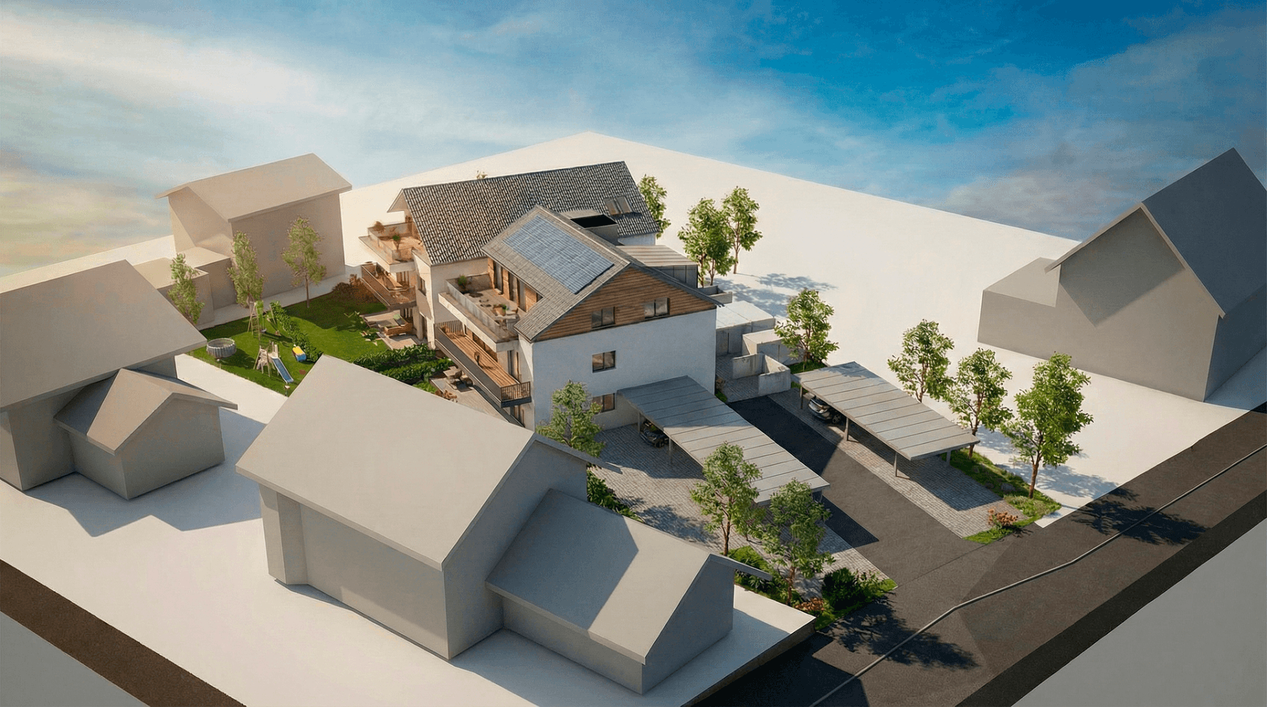 Predaj bytu 2-izbový 54 m², Obertrum, Salzbursko Predaj bytu 2-izbový 54 m², Obertrum, Salzbursko