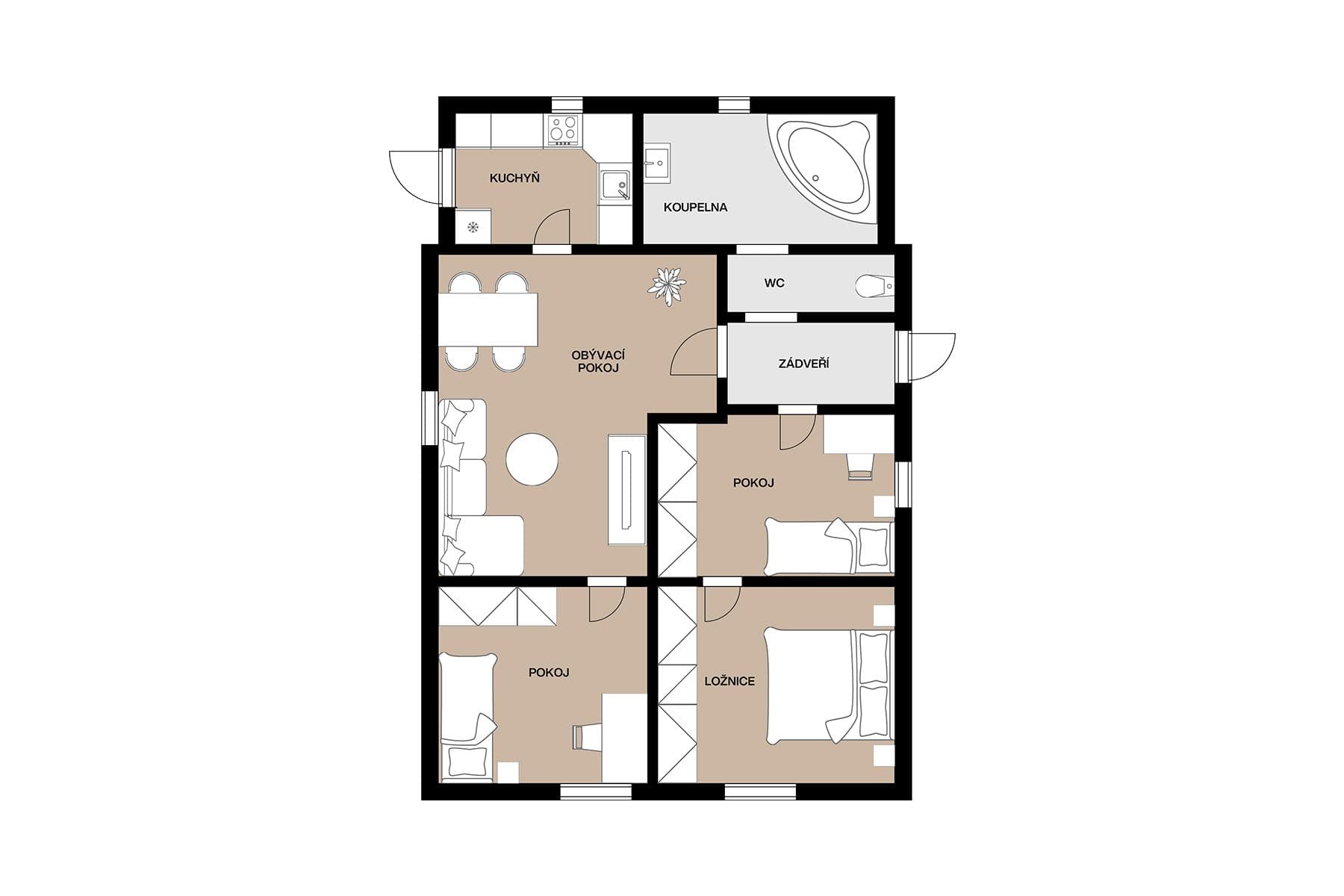 Predaj domu 69 m², pozemek 398 m², Čibuzská, Praha, Praha Predaj domu 69 m², pozemek 398 m², Čibuzská, Praha, Praha
