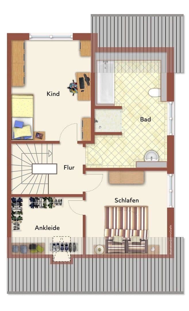 Prenájom domu 119 m², pozemek 512 m², Woltersdorf, Šlezvicko-Holštajnsko Prenájom domu 119 m², pozemek 512 m², Woltersdorf, Šlezvicko-Holštajnsko