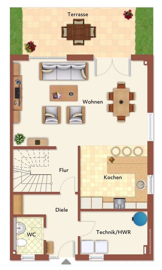 Prenájom domu 119 m², pozemek 512 m², Woltersdorf, Šlezvicko-Holštajnsko Prenájom domu 119 m², pozemek 512 m², Woltersdorf, Šlezvicko-Holštajnsko