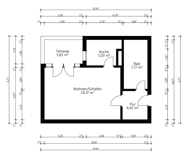 Predaj bytu 1-izbový 47 m², Leipzig, Sasko Predaj bytu 1-izbový 47 m², Leipzig, Sasko