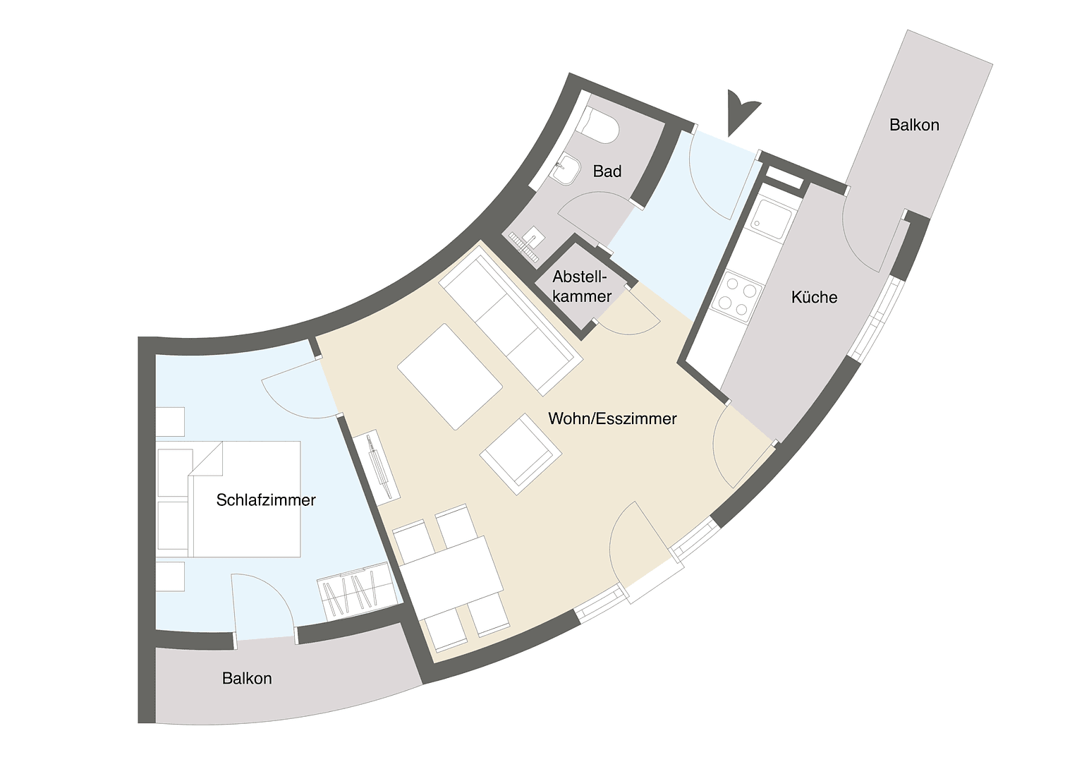 Prenájom bytu 2-izbový 60 m², Saarbrücken, Sársko Prenájom bytu 2-izbový 60 m², Saarbrücken, Sársko