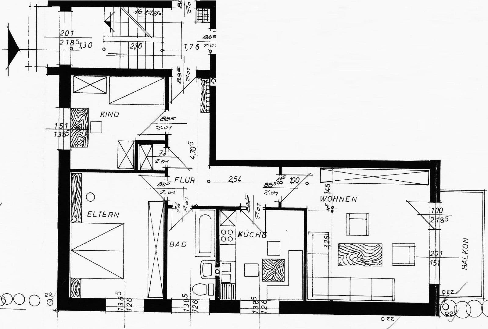 Prenájom bytu 3-izbový 75 m², Herford, Severné Porýnie - Westfálsko Prenájom bytu 3-izbový 75 m², Herford, Severné Porýnie - Westfálsko