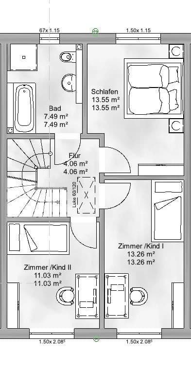 Predaj domu 130 m², pozemek 101 m², Hintergasse / Am Martinsberg, Siefersheim, Porýnie-Falcko Predaj domu 130 m², pozemek 101 m², Hintergasse / Am Martinsberg, Siefersheim, Porýnie-Falcko