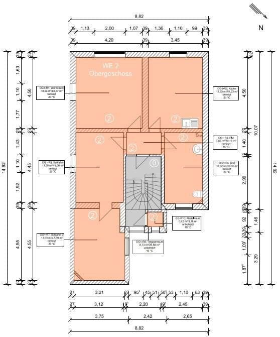 Prenájom bytu 3-izbový 76 m², Gaustr. 4, Worms, Porýnie-Falcko Prenájom bytu 3-izbový 76 m², Gaustr. 4, Worms, Porýnie-Falcko