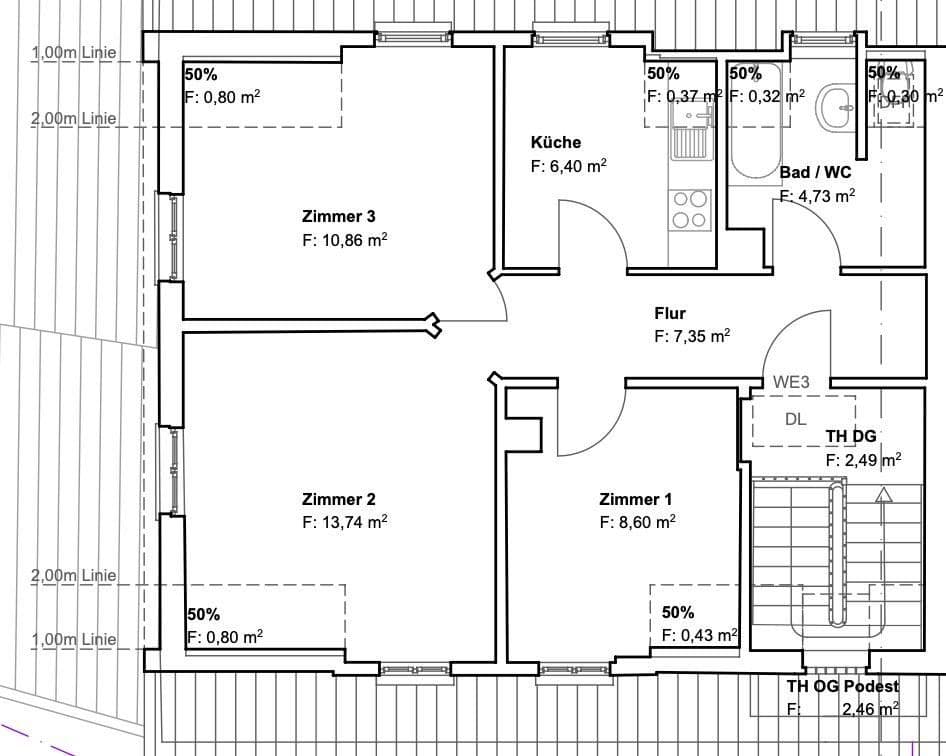 Predaj bytu 3-izbový 55 m², Stuttgart, Bádensko-Wurttembersko Predaj bytu 3-izbový 55 m², Stuttgart, Bádensko-Wurttembersko