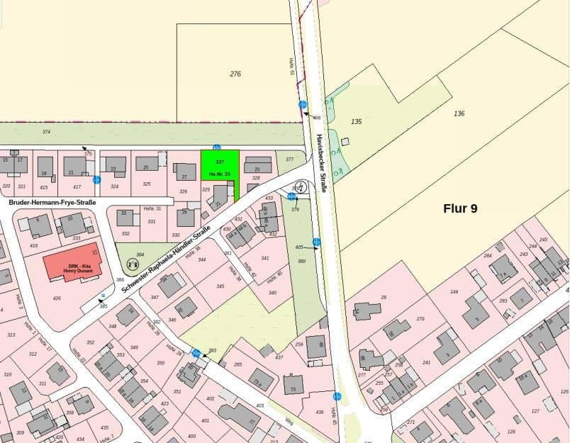 Predaj pozemku 451 m², Schwester-Raphaela-Händler-Straße 23, Nottuln, Severné Porýnie - Westfálsko Predaj pozemku 451 m², Schwester-Raphaela-Händler-Straße 23, Nottuln, Severné Porýnie - Westfálsko