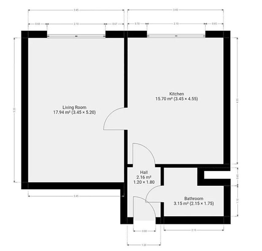 Prenájom bytu 2-izbový 40 m², Rabyňská, Praha, Praha Prenájom bytu 2-izbový 40 m², Rabyňská, Praha, Praha