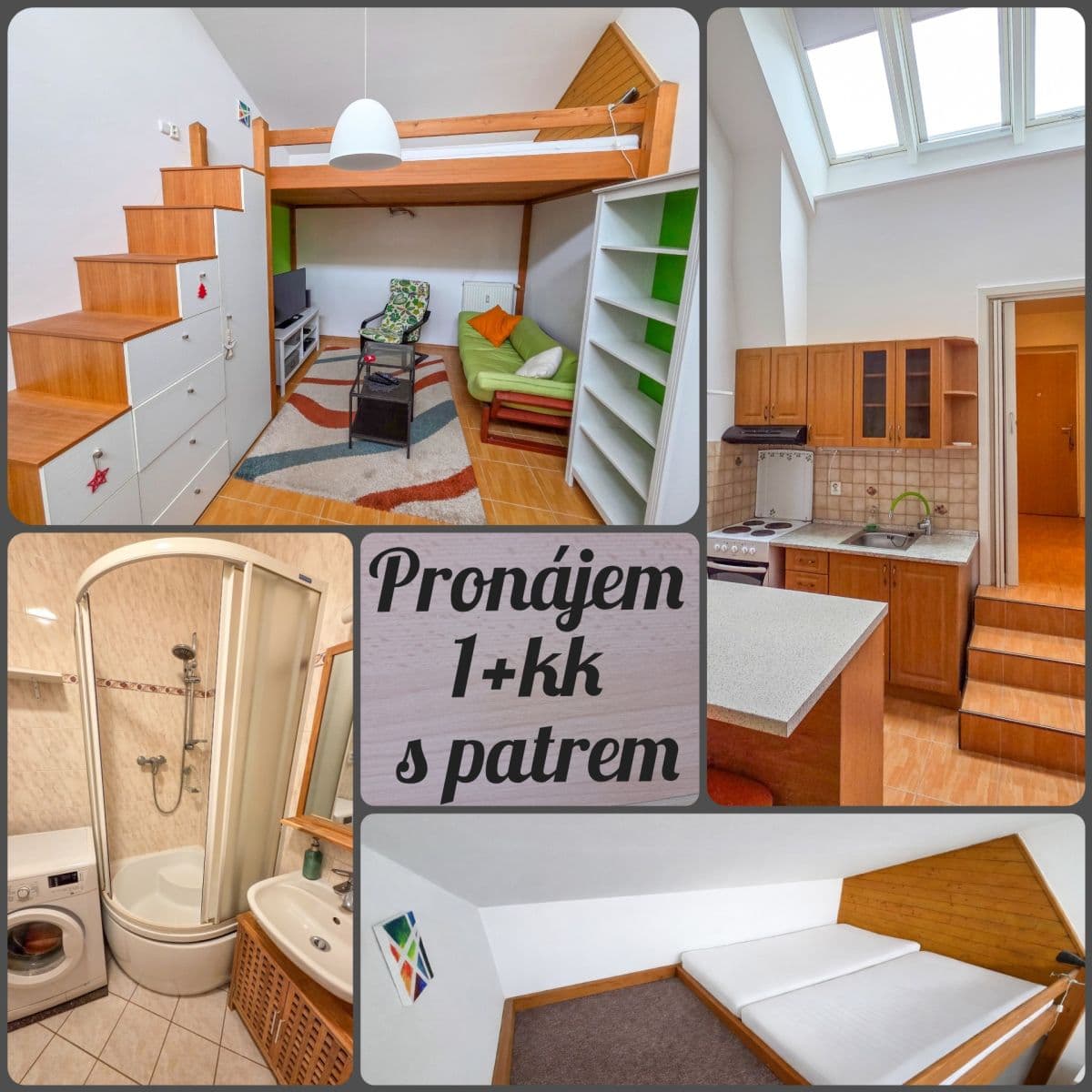 Prenájom bytu Garsoniéra 27 m², Štúrova, Praha, Praha Prenájom bytu Garsoniéra 27 m², Štúrova, Praha, Praha