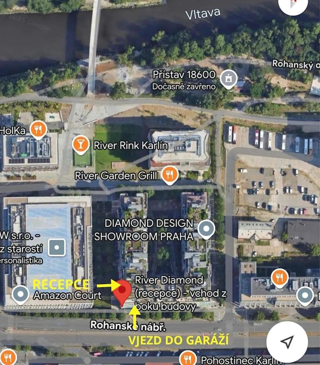 Prenájom bytu 2-izbový 80 m², Rohanské nábřeží, Praha, Praha Prenájom bytu 2-izbový 80 m², Rohanské nábřeží, Praha, Praha