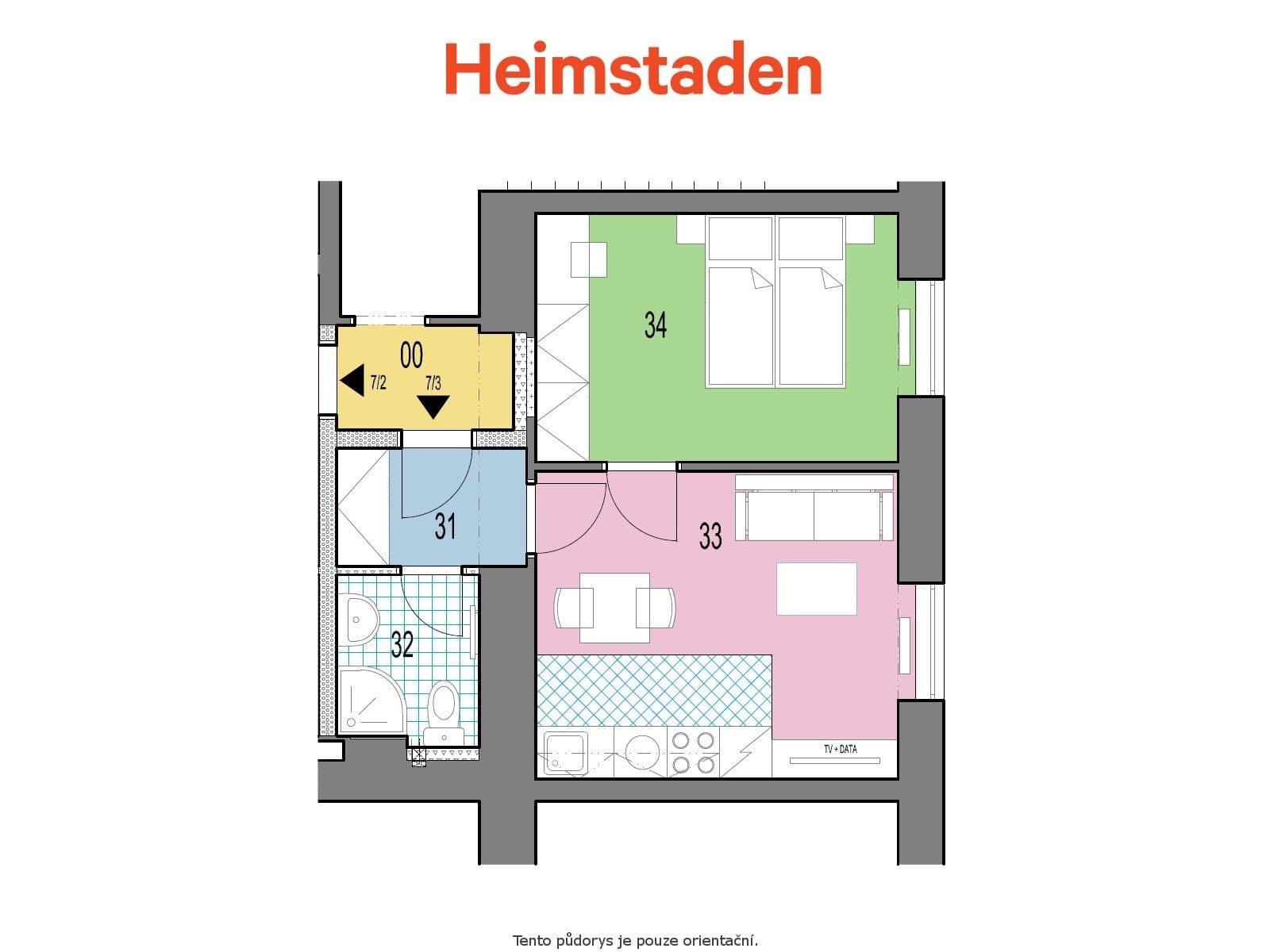 Prenájom bytu 1-izbový 27 m², Fučíkova, Karviná, Moravskoslezský kraj Prenájom bytu 1-izbový 27 m², Fučíkova, Karviná, Moravskoslezský kraj