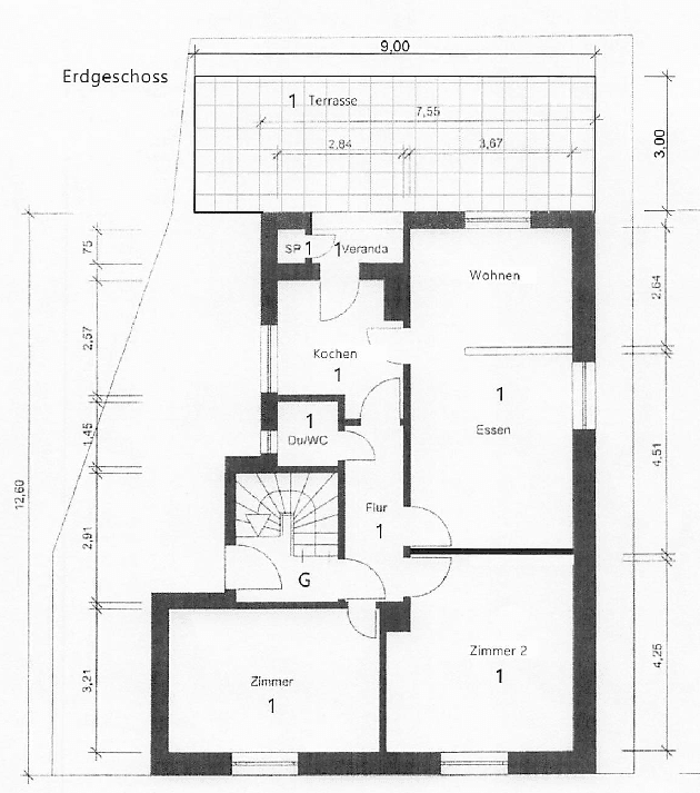 Prenájom bytu 3-izbový 88 m², Achtungstraße 9, Heilbronn, Bádensko-Wurttembersko Prenájom bytu 3-izbový 88 m², Achtungstraße 9, Heilbronn, Bádensko-Wurttembersko