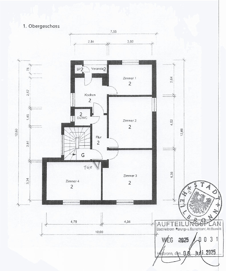 Prenájom bytu 3-izbový 88 m², Achtungstraße 9, Heilbronn, Bádensko-Wurttembersko Prenájom bytu 3-izbový 88 m², Achtungstraße 9, Heilbronn, Bádensko-Wurttembersko