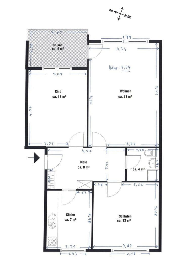 Predaj bytu 3-izbový 73 m², Am Neumarkt 57b, Hamburg, Hamburg Predaj bytu 3-izbový 73 m², Am Neumarkt 57b, Hamburg, Hamburg