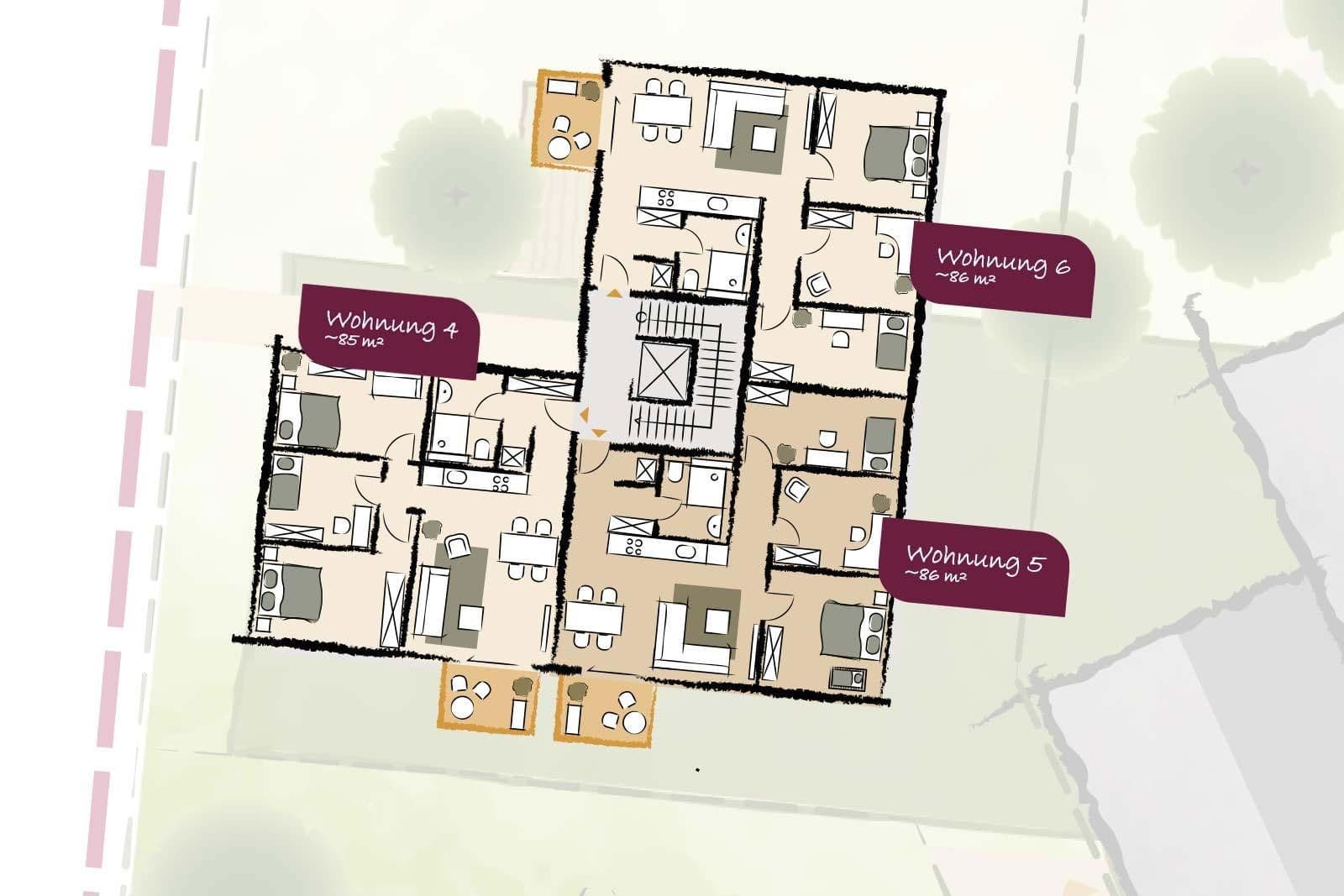 Predaj bytu 4-izbový 85 m², Föhren, Porýnie-Falcko Predaj bytu 4-izbový 85 m², Föhren, Porýnie-Falcko