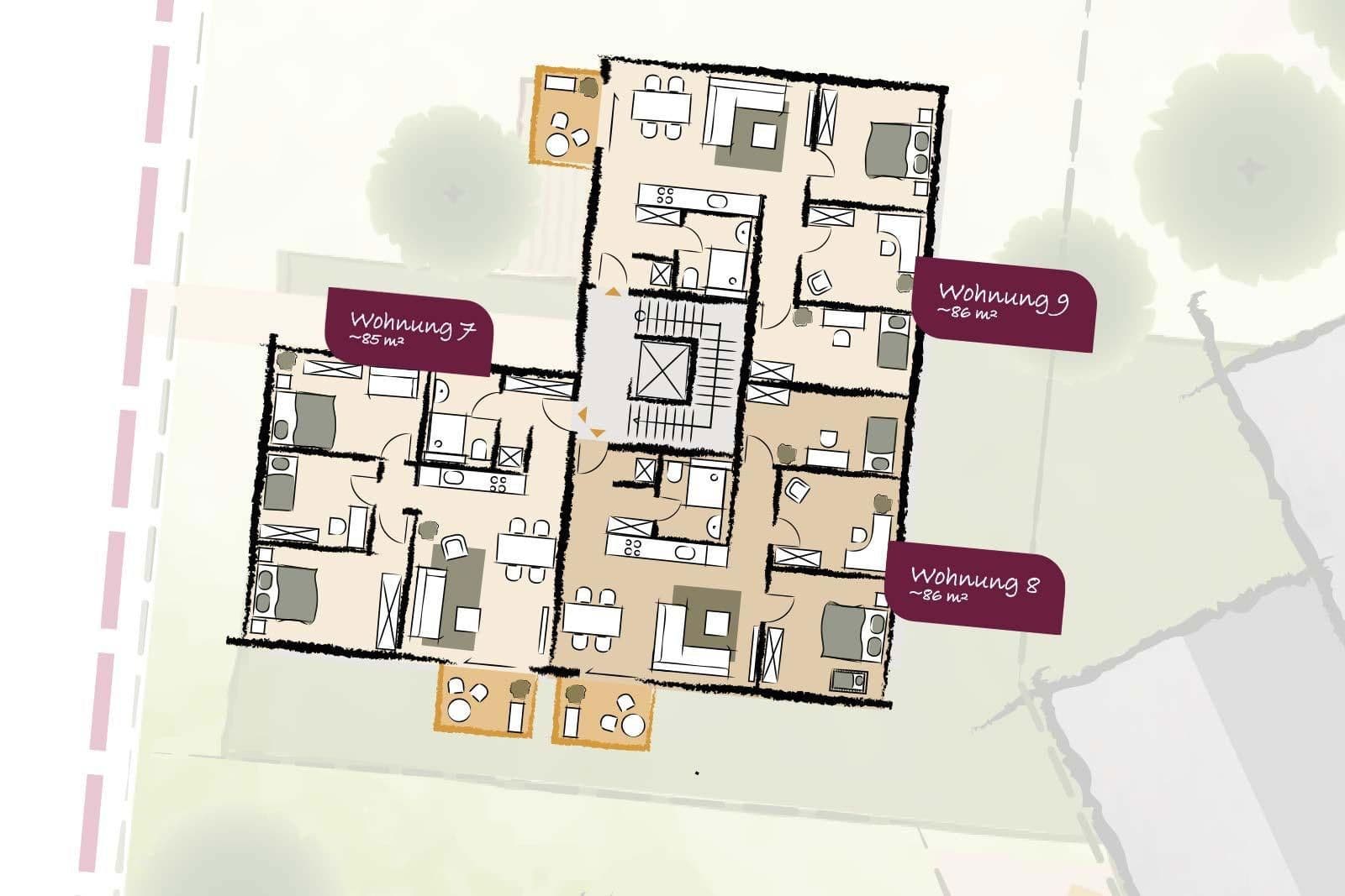Predaj bytu 4-izbový 85 m², Föhren, Porýnie-Falcko Predaj bytu 4-izbový 85 m², Föhren, Porýnie-Falcko