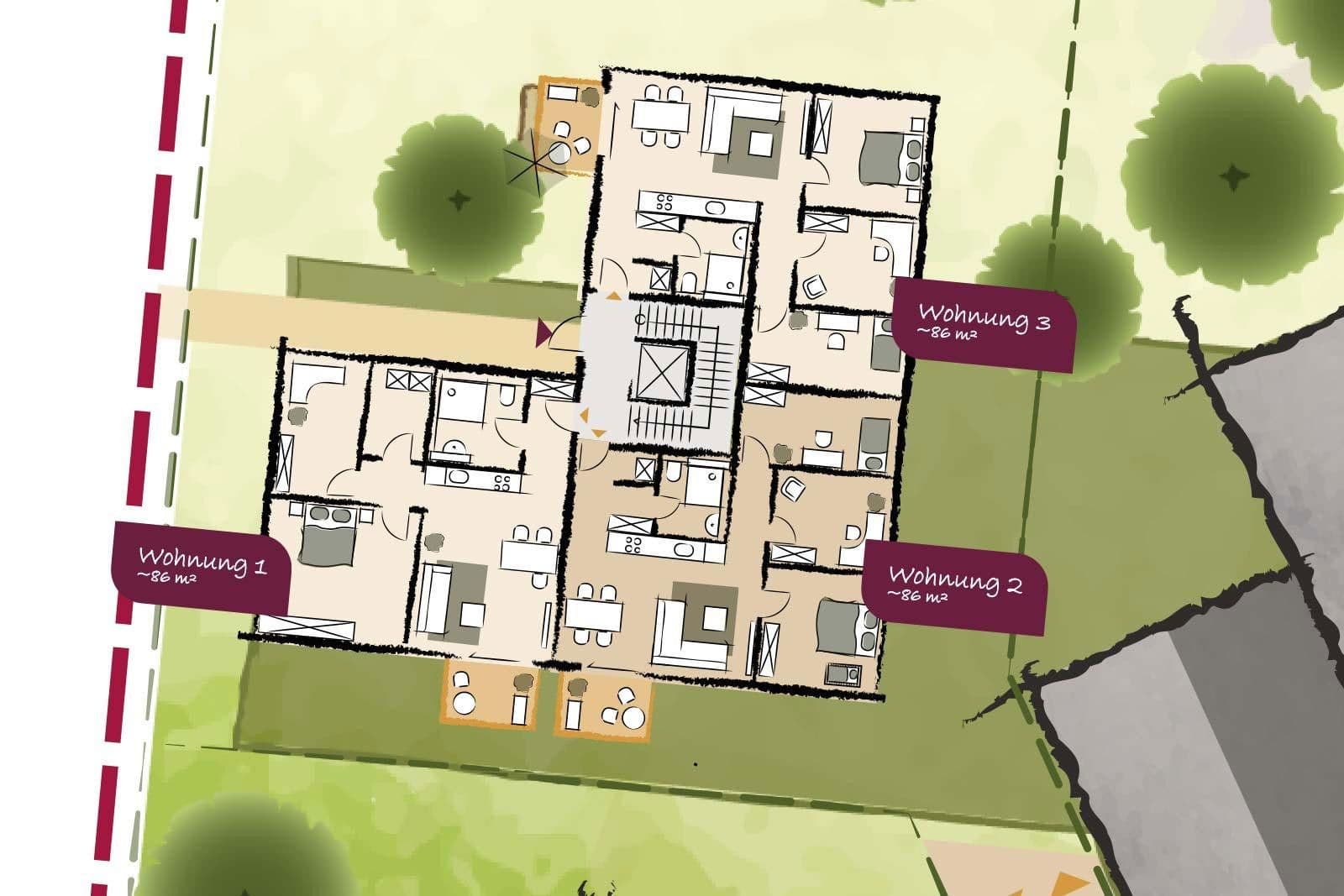 Predaj bytu 4-izbový 85 m², Föhren, Porýnie-Falcko Predaj bytu 4-izbový 85 m², Föhren, Porýnie-Falcko