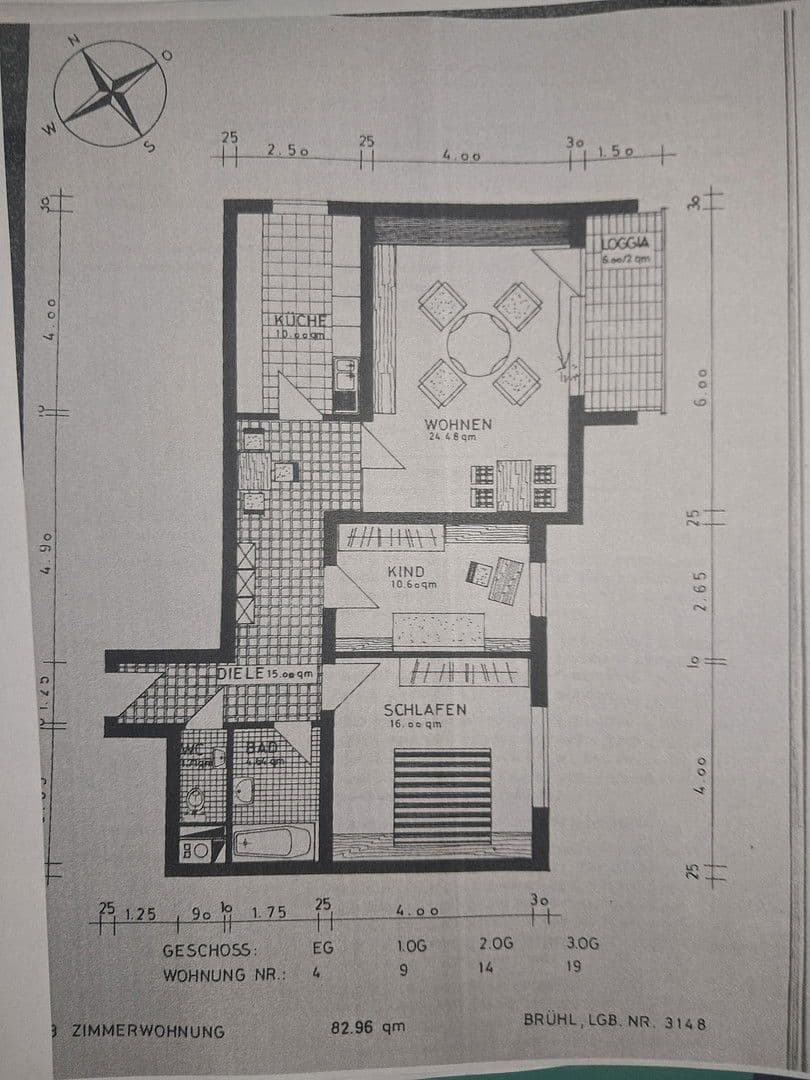 Predaj bytu 3-izbový 83 m², Normannenstraße 1, Brühl, Bádensko-Wurttembersko Predaj bytu 3-izbový 83 m², Normannenstraße 1, Brühl, Bádensko-Wurttembersko