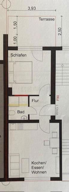 Prenájom bytu 2-izbový 47 m², Blücherstraße 20, Pforzheim, Bádensko-Wurttembersko Prenájom bytu 2-izbový 47 m², Blücherstraße 20, Pforzheim, Bádensko-Wurttembersko