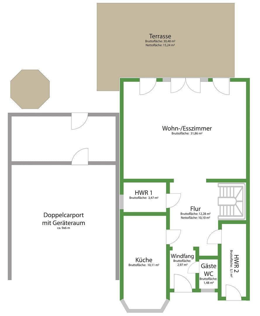 Predaj domu 126 m², pozemek 528 m², Bremen, Brémy Predaj domu 126 m², pozemek 528 m², Bremen, Brémy