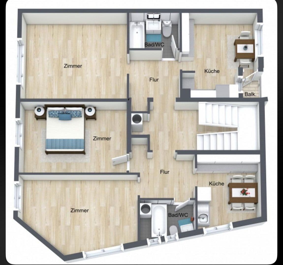 Prenájom bytu 2-izbový 48 m², Holzgartenstrasse 9, Pforzheim, Bádensko-Wurttembersko Prenájom bytu 2-izbový 48 m², Holzgartenstrasse 9, Pforzheim, Bádensko-Wurttembersko