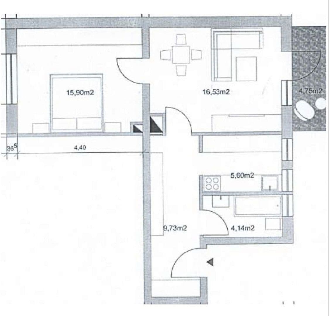 Prenájom bytu 2-izbový 53 m², Stuttgart, Bádensko-Wurttembersko Prenájom bytu 2-izbový 53 m², Stuttgart, Bádensko-Wurttembersko