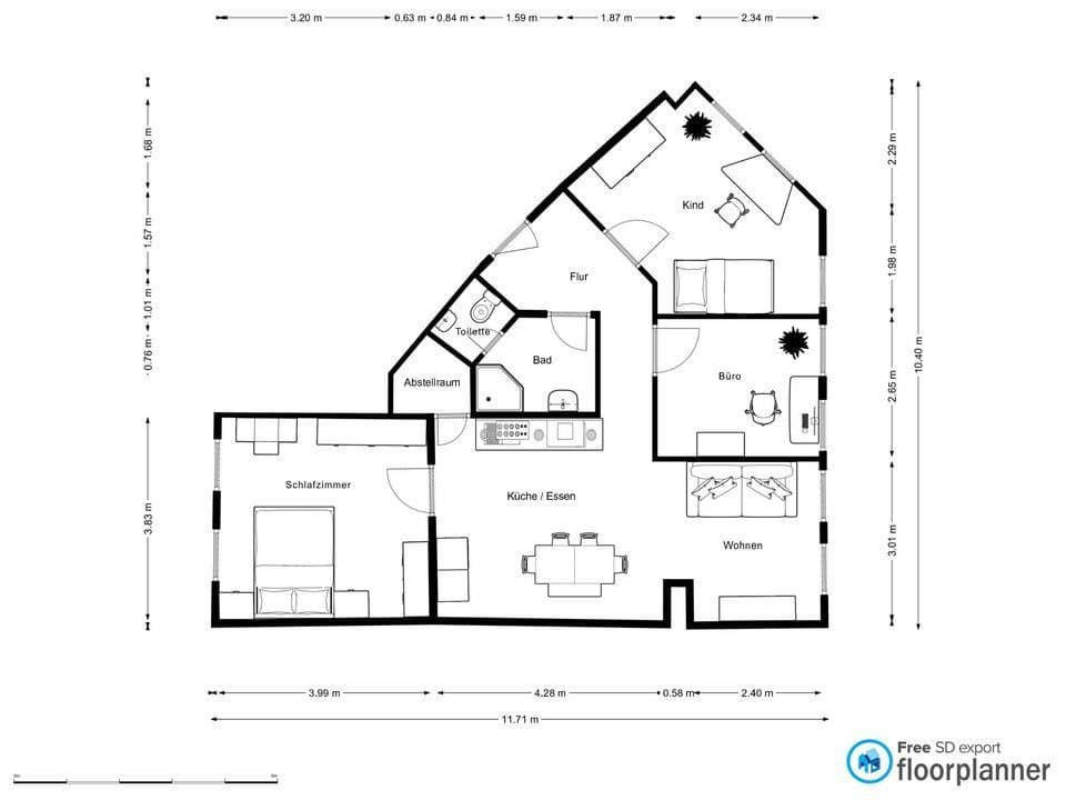 Prenájom bytu 4-izbový 82 m², Eppstein, Hesensko Prenájom bytu 4-izbový 82 m², Eppstein, Hesensko