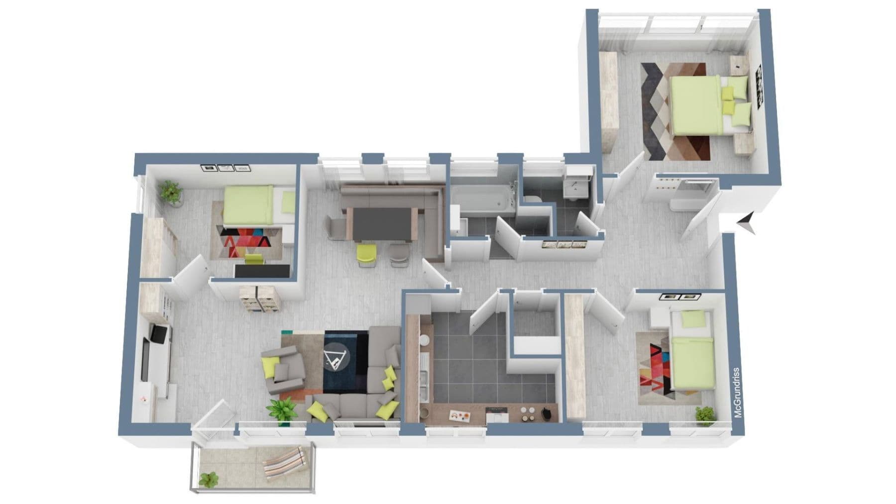 Prenájom bytu 4-izbový 95 m², Römerstraße 43, Worms, Porýnie-Falcko Prenájom bytu 4-izbový 95 m², Römerstraße 43, Worms, Porýnie-Falcko