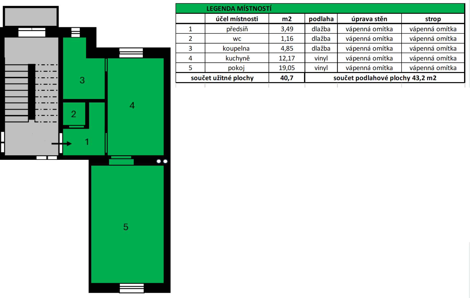 Prenájom bytu 1-izbový 41 m², Na Mokřině, Praha, Praha Prenájom bytu 1-izbový 41 m², Na Mokřině, Praha, Praha