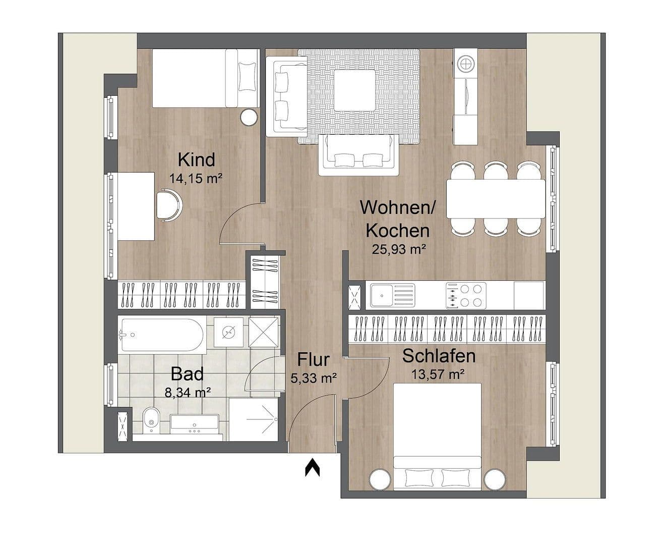 Prenájom bytu 3-izbový 70 m², Mauerbergstr. 83, Baden-Baden, Bádensko-Wurttembersko Prenájom bytu 3-izbový 70 m², Mauerbergstr. 83, Baden-Baden, Bádensko-Wurttembersko