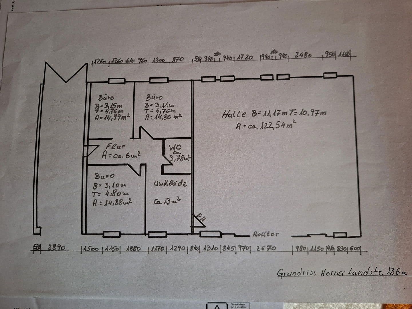 Prenájom nebytového priestoru 184 m², Horner Landstr. 136 A, Hamburg, Hamburg Prenájom nebytového priestoru 184 m², Horner Landstr. 136 A, Hamburg, Hamburg