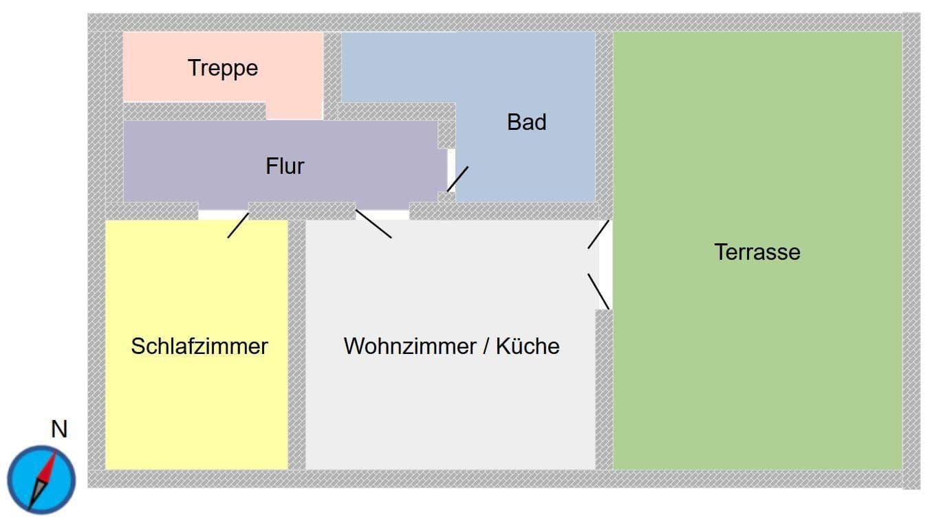 Prenájom bytu 2-izbový 50 m², Stuttgart, Bádensko-Wurttembersko Prenájom bytu 2-izbový 50 m², Stuttgart, Bádensko-Wurttembersko