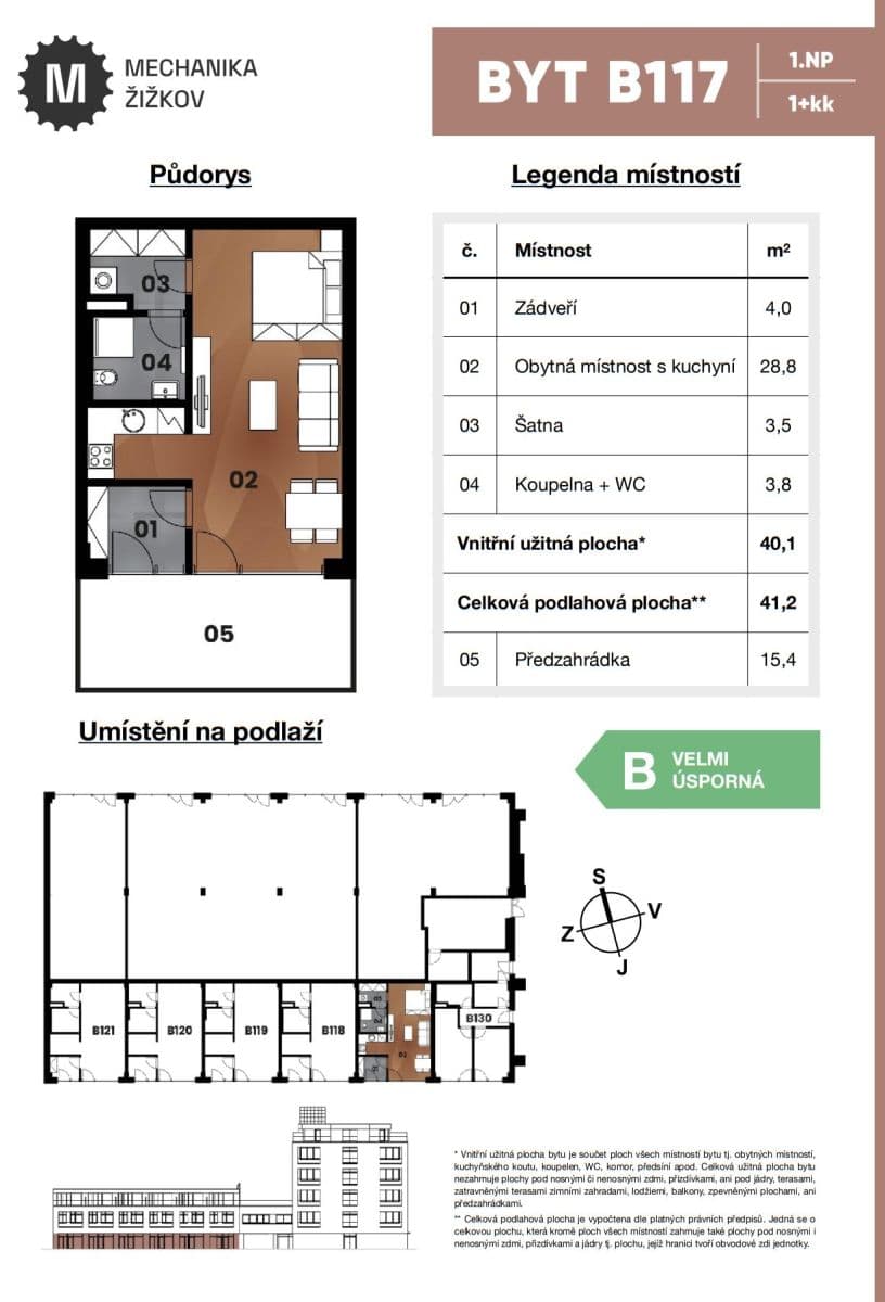 Prenájom bytu 1-izbový 45 m², Malešická, Praha, Praha Prenájom bytu 1-izbový 45 m², Malešická, Praha, Praha