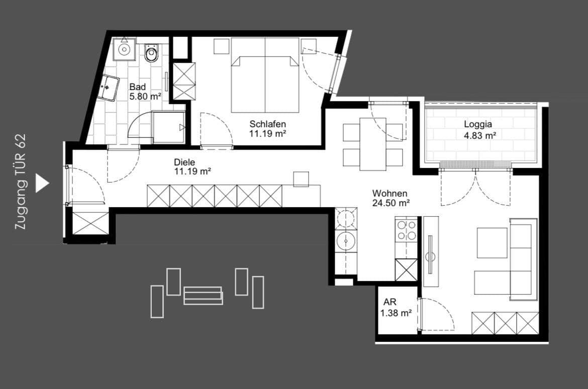 Prenájom bytu 2-izbový 54 m², Gudrunstrasse 120, Wien, Viedeň Prenájom bytu 2-izbový 54 m², Gudrunstrasse 120, Wien, Viedeň