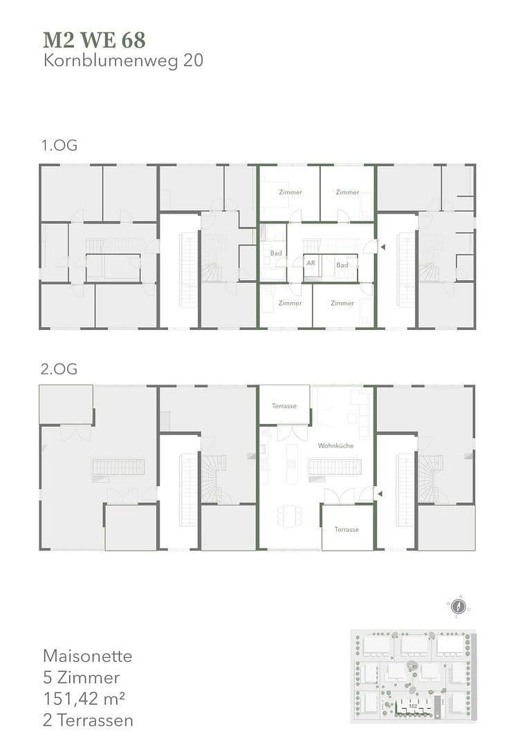 Prenájom bytu 5-izbový 152 m², Kornblumenweg 20, Wandlitz, Brandenbursko Prenájom bytu 5-izbový 152 m², Kornblumenweg 20, Wandlitz, Brandenbursko