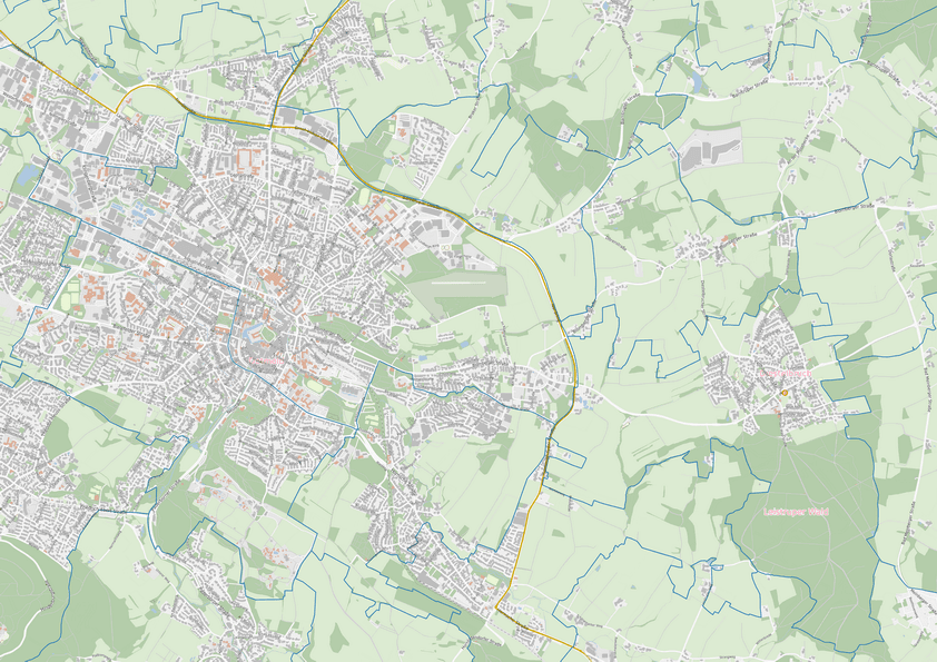 Predaj pozemku 1.334 m², Bad Meinberger Str. 83, Detmold, Severné Porýnie - Westfálsko Predaj pozemku 1.334 m², Bad Meinberger Str. 83, Detmold, Severné Porýnie - Westfálsko