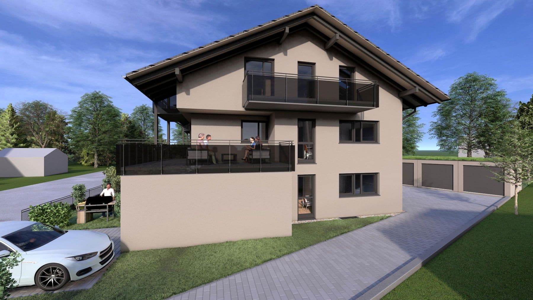 Predaj bytu 4-izbový 107 m², Holzstraße 4, Raubling, Bavorsko Predaj bytu 4-izbový 107 m², Holzstraße 4, Raubling, Bavorsko