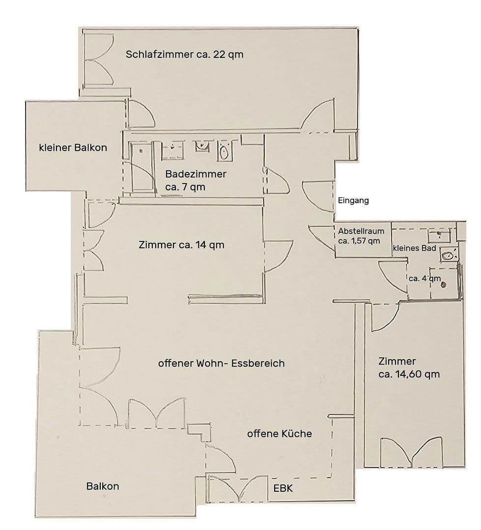 Prenájom bytu 4-izbový 126 m², Karlsruhe, Bádensko-Wurttembersko Prenájom bytu 4-izbový 126 m², Karlsruhe, Bádensko-Wurttembersko