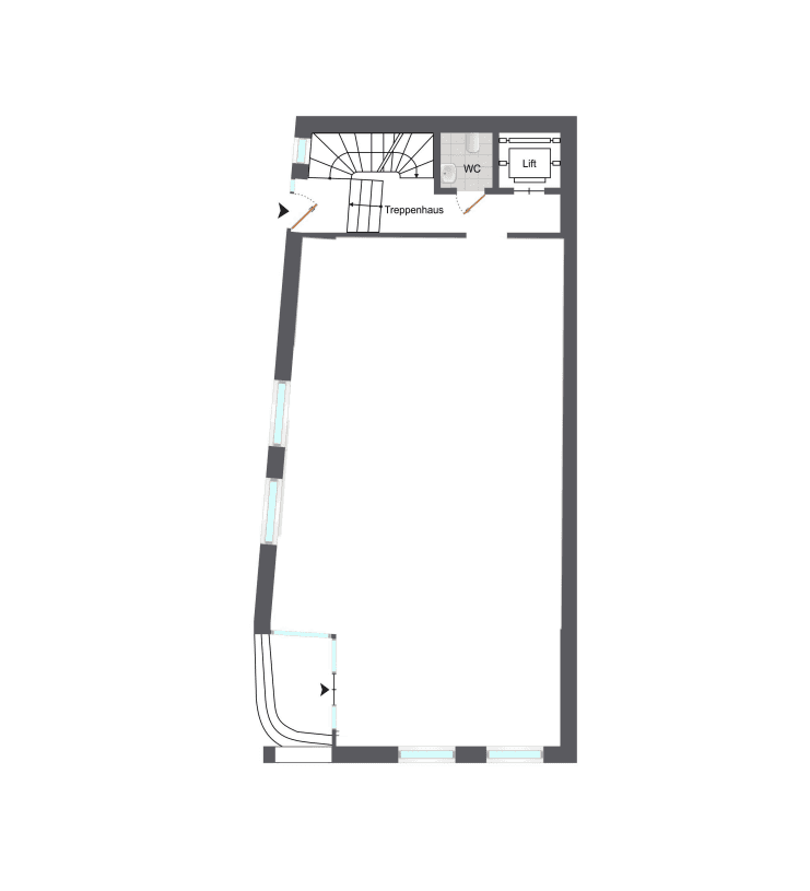Prenájom nebytového priestoru 140 m², Neue Straße 5, Tübingen, Bádensko-Wurttembersko Prenájom nebytového priestoru 140 m², Neue Straße 5, Tübingen, Bádensko-Wurttembersko