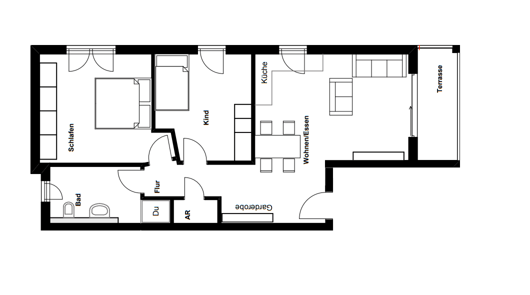 Prenájom bytu 3-izbový 77 m², Nordhäuser Weg 10a, Gießen, Hesensko Prenájom bytu 3-izbový 77 m², Nordhäuser Weg 10a, Gießen, Hesensko