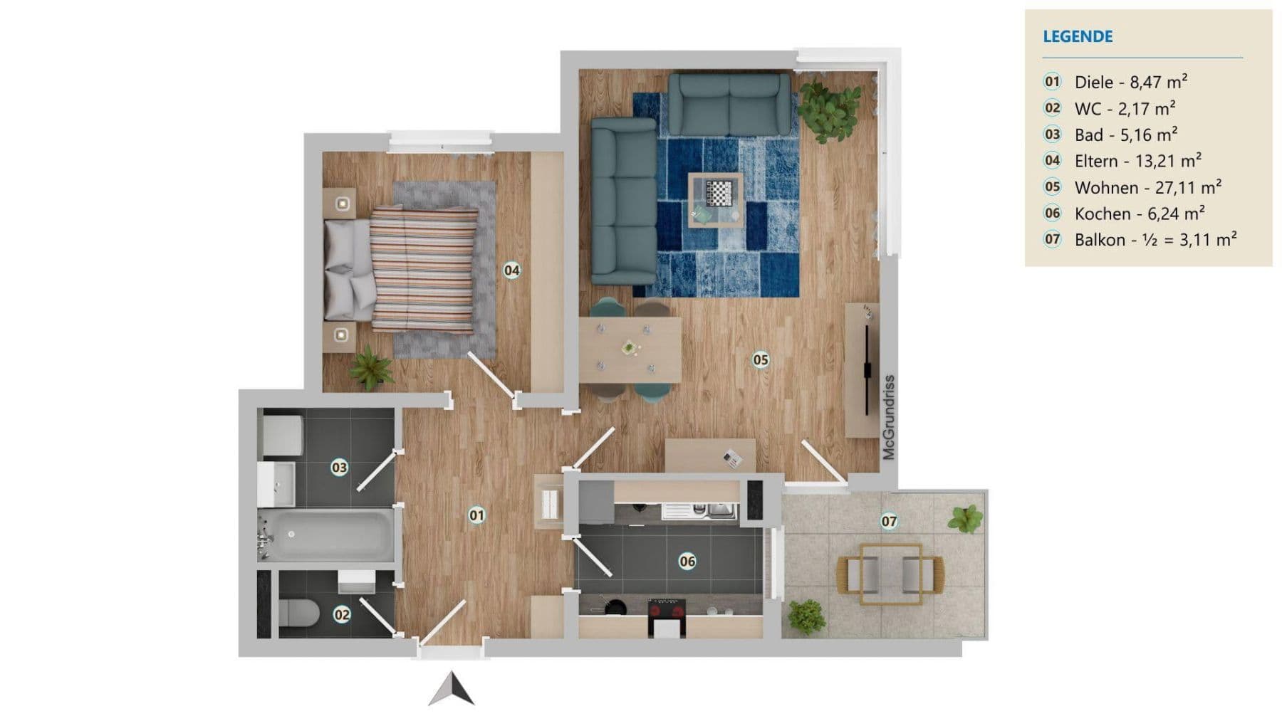 Predaj bytu 2-izbový 64 m², Reutlingen, Bádensko-Wurttembersko Predaj bytu 2-izbový 64 m², Reutlingen, Bádensko-Wurttembersko