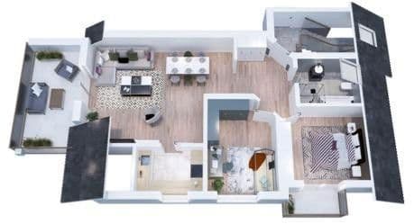 Predaj bytu 3-izbový 60 m², Rodgau, Hesensko Predaj bytu 3-izbový 60 m², Rodgau, Hesensko