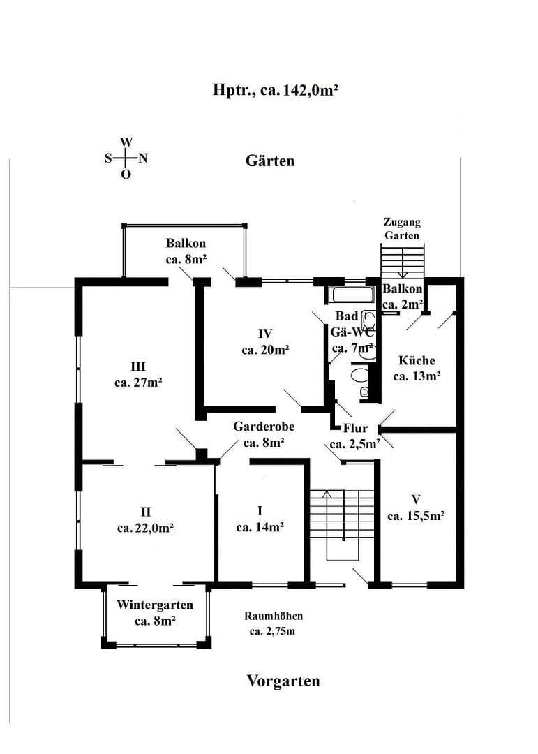 Prenájom bytu 5-izbový 142 m², Hildesheim, Dolné Sasko Prenájom bytu 5-izbový 142 m², Hildesheim, Dolné Sasko