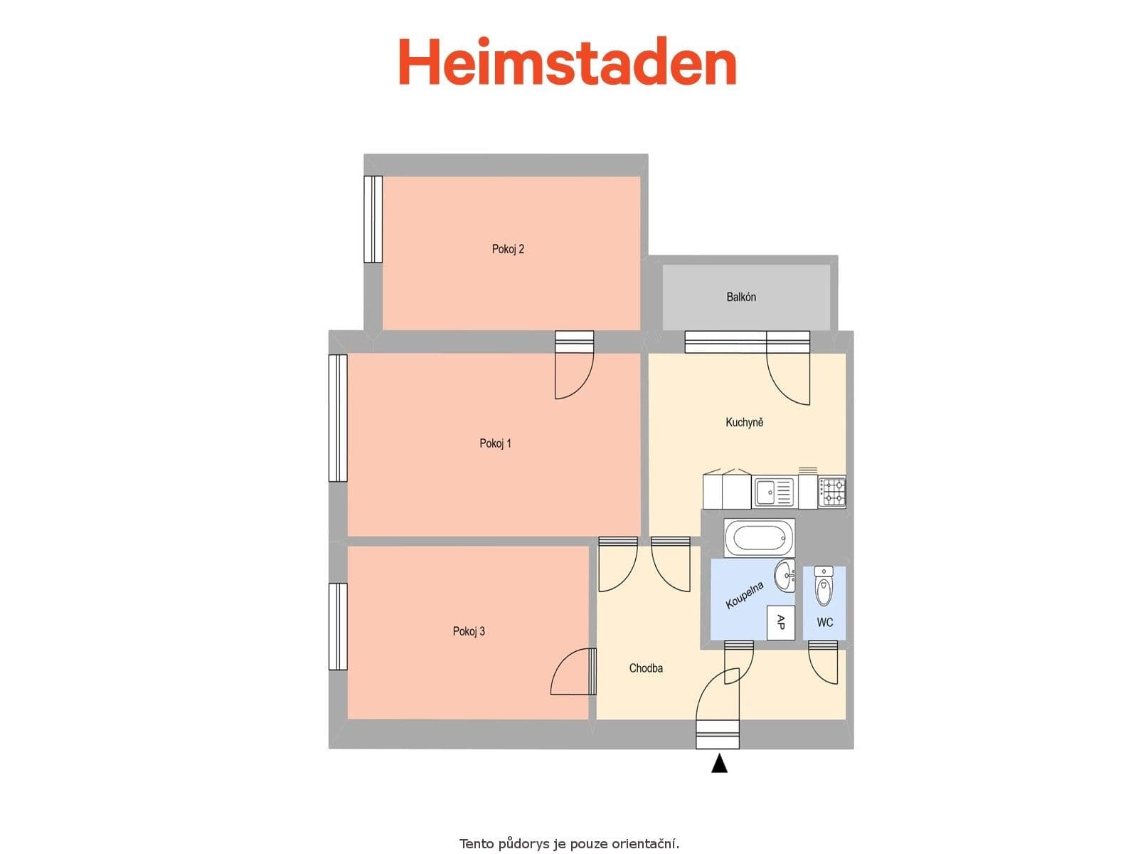 Prenájom bytu 3-izbový 77 m², Marie Majerové, Frýdek-Místek, Moravskoslezský kraj Prenájom bytu 3-izbový 77 m², Marie Majerové, Frýdek-Místek, Moravskoslezský kraj