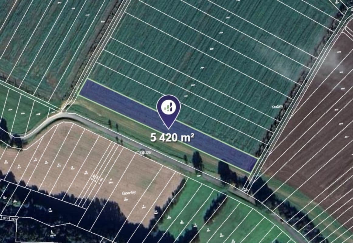 Predaj pozemku 6.449 m², Komárov, Zlínský kraj Predaj pozemku 6.449 m², Komárov, Zlínský kraj